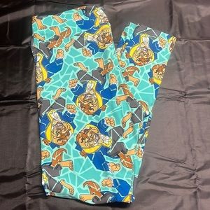 Beauty & the Beast Lularoe Leggings Tall & Curvy